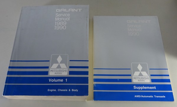 Workshop Manual / Service Manual Mitsubishi Galant E30 / HG / HH from 1989-1990