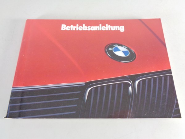 Betriebsanleitung BMW 3er E30 + Cabrio + iX + Touring 316 318 320 325 von 1988