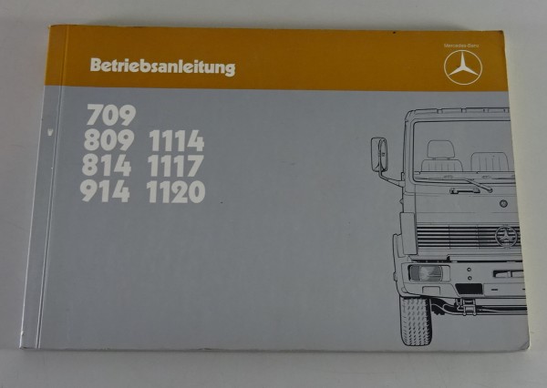 Betriebsanleitung Mercedes-Benz Leichte Klasse 709, 809, 814, 914... von 10/1984