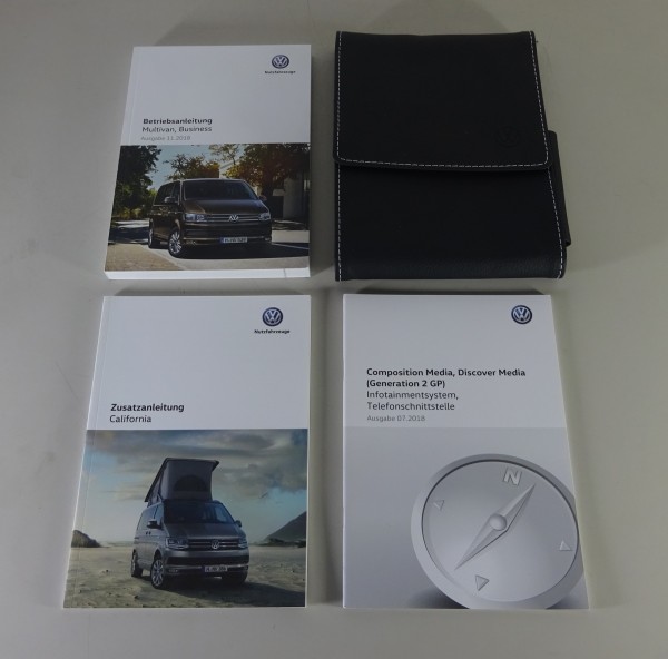 Bordmappe mit Betriebsanleitung VW Multivan / California T6 / T6.1 von 11/2018