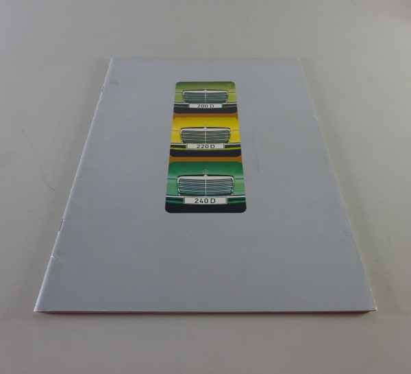 Faltprospekt / Prospekt Mercedes-Benz /8 W115 - 200 D, 220 D, 240 D Stand 6/1973