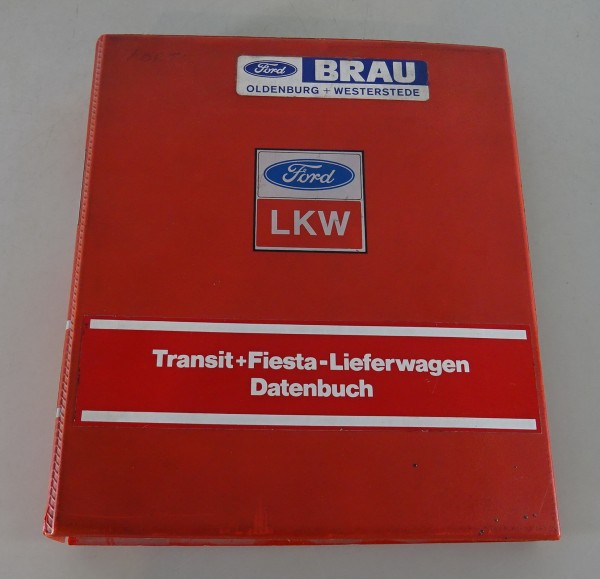 Verkaufshandbuch / Technische Info Ford Fiesta / Transit Modelle ab März 1991