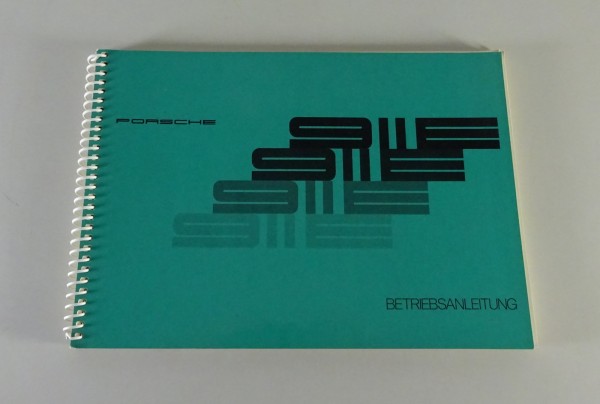 Betriebsanleitung / Handbuch Porsche 911 E 2,4l 185 PS MJ 1972 Stand 08/1971