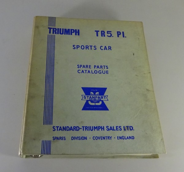 Teilekatalog / Parts Catalogue Triumph TR 5 PI from 1968/1969 | English
