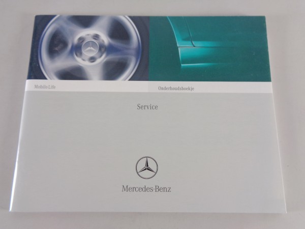 Scheckheft Mercedes Benz SLK, CLK, SL, CL, etc. von 04/2002 Niederländisch