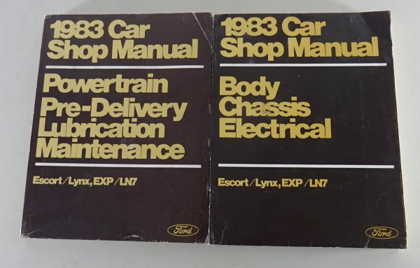 Werkstatthandbuch Ford Escort (USA) + EXP / Mercury Lynx + LN7 Mj. 1983