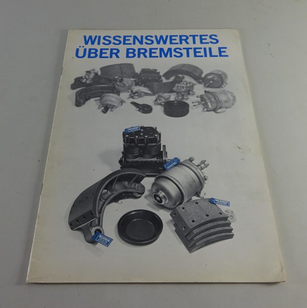 Prospekt / Informationsbroschüre Scania Bremsanlagen Stand keine Angaben