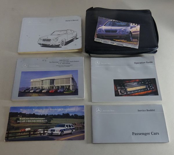 Owner's manual + wallet Mercedes Benz CLK W208 Coupe CLK 320 from 1998