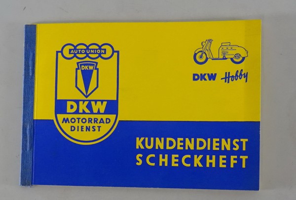 Scheckheft DKW Hobby blanko und ohne Einträge