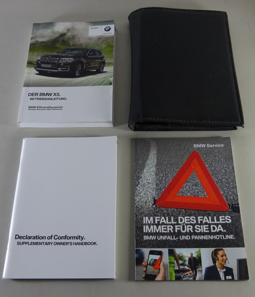 Bordmappe mit Betriebsanleitung / Handbuch BMW X5 Typ F15 Stand 02/2017