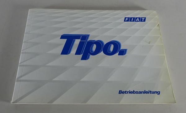 Betriebsanleitung / Handbuch Fiat Tipo von 10/1991