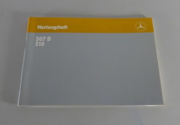 Scheckheft / Wartungsheft blanko Mercedes Benz DüDo Transporter T2 Stand 07/1986