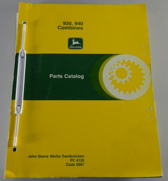Teilekatalog / Parts Catalog John Deere Combines 930 / 940 Stand 06/1978