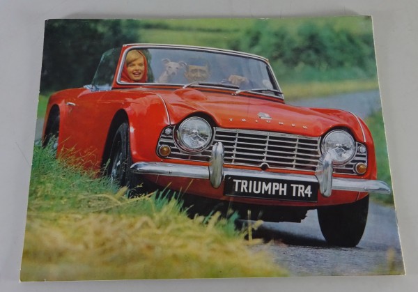 Prospekt / Broschüre / Faltprospekt Triumph TR 4 Stand 12/1962 Deutsch