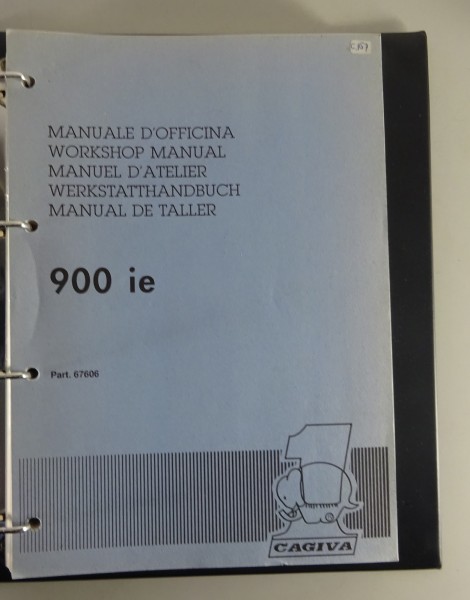 Werksatthandbuch / Workshop Manual | Cagiva 900 ie | Stand 09/1990