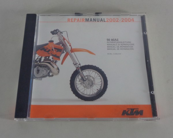 Werkstatthandbuch / Workshop Manual KTM 50 AC / LC Baujahre 2002 - 2004