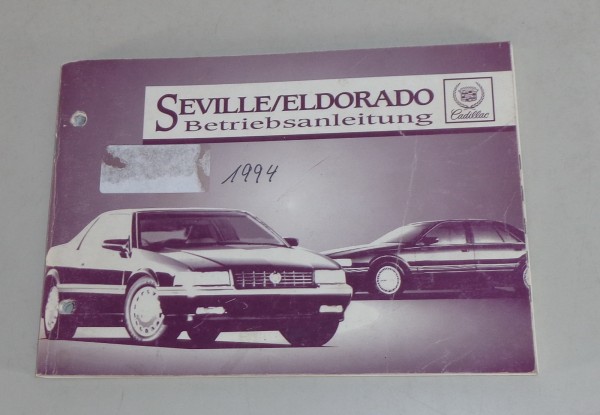 Betriebsanleitung / Handbuch Pontiac Seville / Eldorado von 1994 auf deutsch