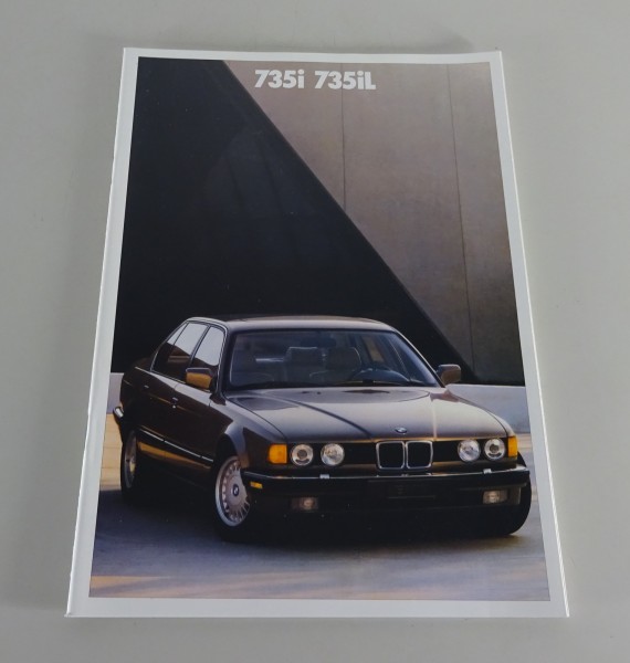 Prospectus / Brochure BMW 7 Series E32 735i / 735iL US-Model from 02/1989