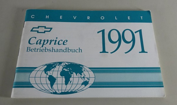 Betriebsanleitung / Handbuch Chevrolet Caprice auf deutsch von 1991