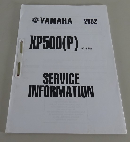 Werkstatthandbuch Service Information Yamaha XP 500 (P) Stand 2002