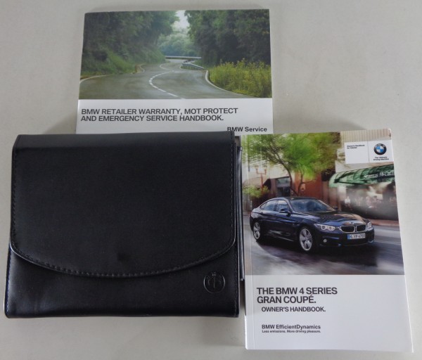 Owner's Manual + Wallet BMW 4-Series F36 Gran Coupé 418i - 435i from 10/2015