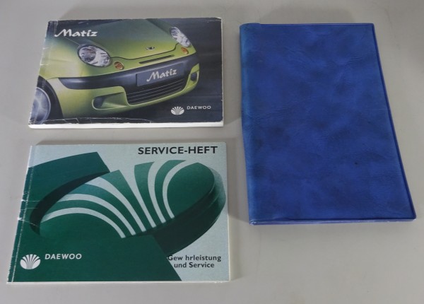 Bordmappe + Betriebsanleitung / Handbuch Daewoo Matiz Stand 01/2003