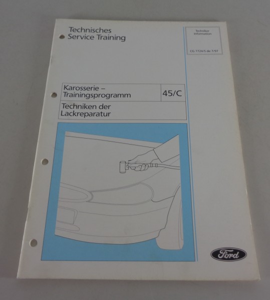 Technische Information Service Training Ford Techniken der Lackreparatur 1997