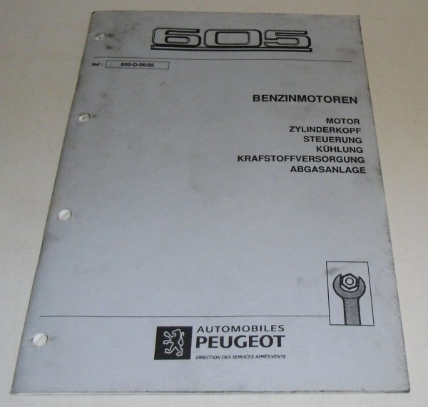 Werkstatthandbuch Handbuch Benzinmotoren Peugeot 605 Facelift Stand 06/1995