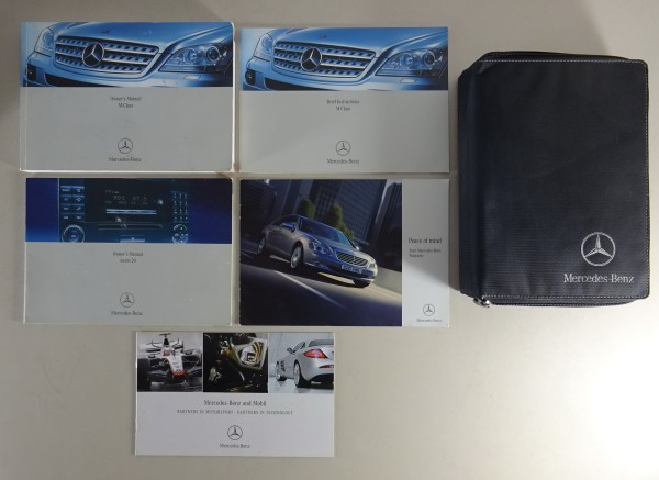 Owner's Manual + Wallet Mercedes M-Class W164 ML 350 500 / 280 320 420 CDi 2007