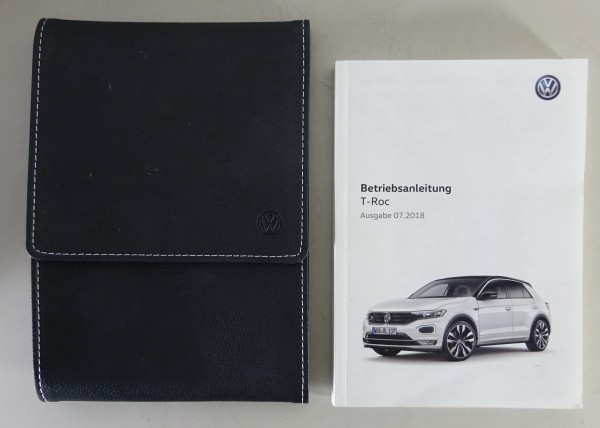 Bordmappe + Betriebsanleitung / Handbuch VW T-Roc Typ A1 Stand 07/2018