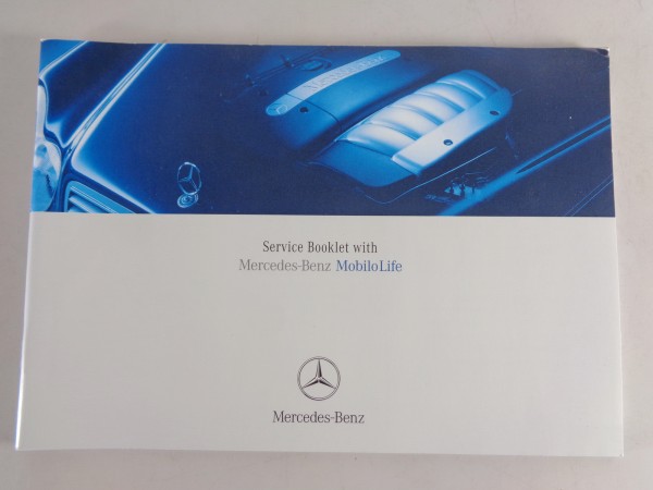 Scheckheft Mercedes Benz SLK, CLK, SL, CL, etc. von 10/2003 Englisch