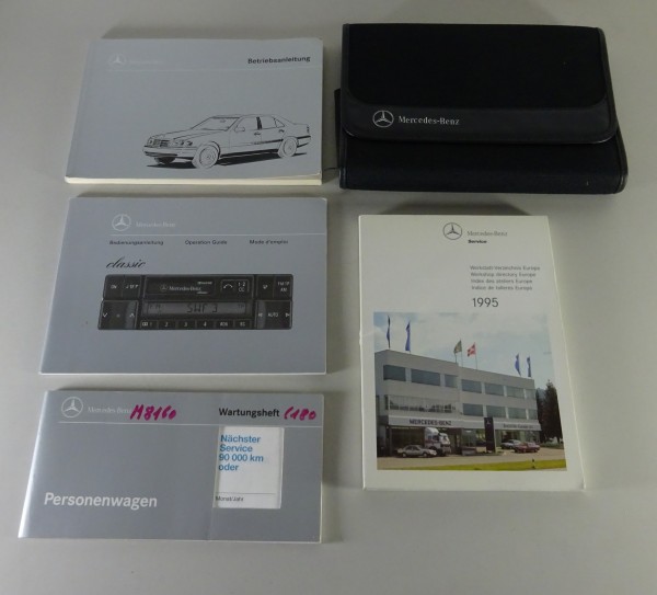 Bordmappe + Betriebsanleitung Mercedes Benz C-Klasse W202 C180, C200 etc. 9/1995