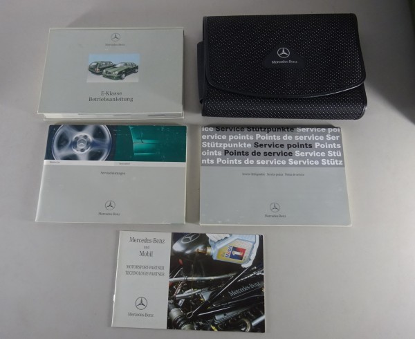 Bordmappe + Betriebsanleitung Mercedes Benz E-Klasse W210 E 200 280.. von 2000