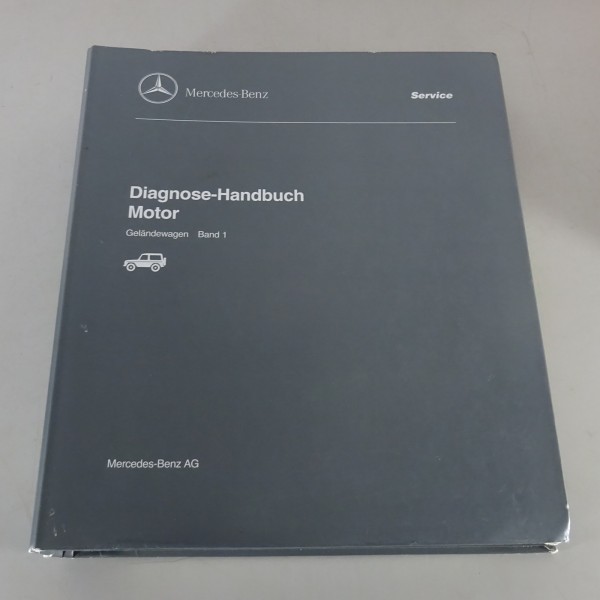 Werkstatthandbuch Diagnose Motor Mercedes G-Modell W463 Stand 02/1997