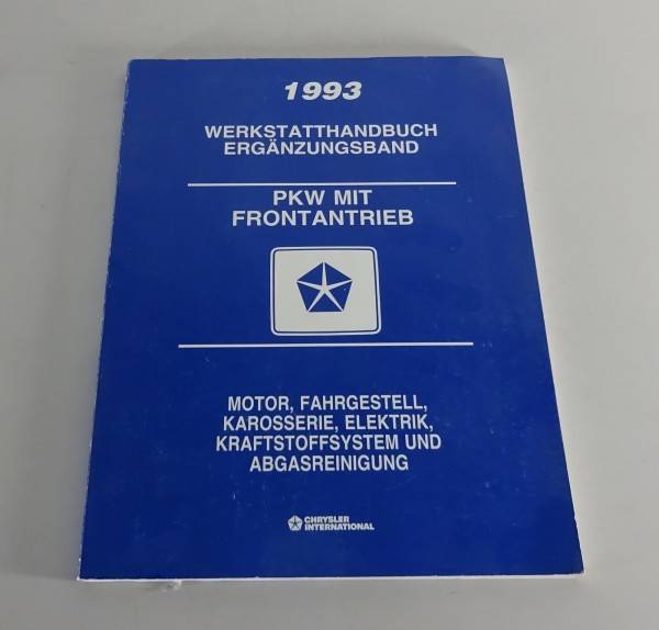 Werkstatthandbuch Nachtrag Chrysler / Dodge / Plymouth Stand 1993