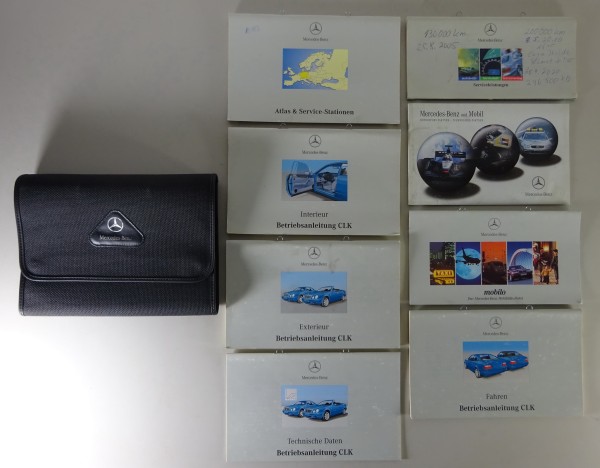 Bordmappe mit Betriebsanleitung Mercedes CLK C208 / A208 Coupe + Cabrio von 1998
