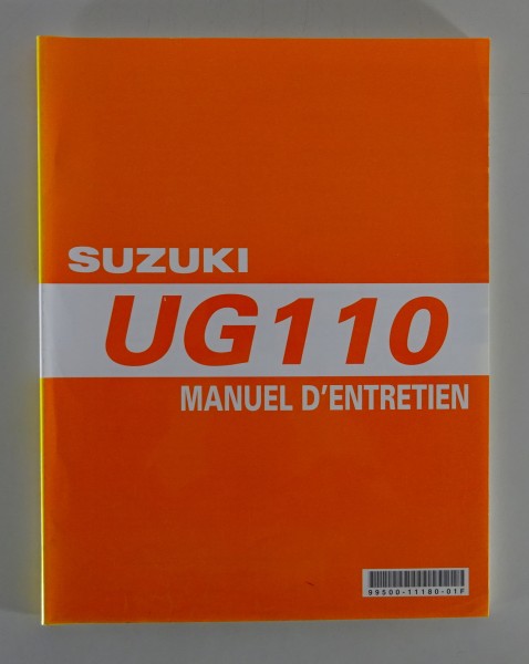 Manuel D Entretien Suzuki Rouleau Hokuto UG 110 état 01/2000