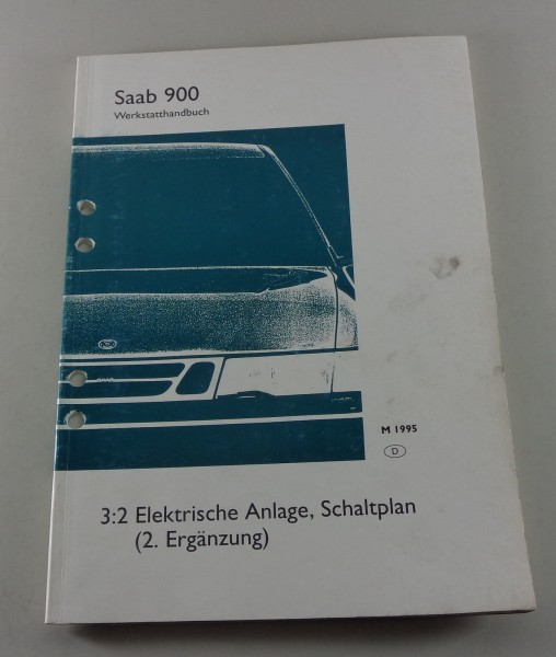 Werkstatthandbuch Saab 900 Elektrische Anlage, Schaltpläne Modell von 1995