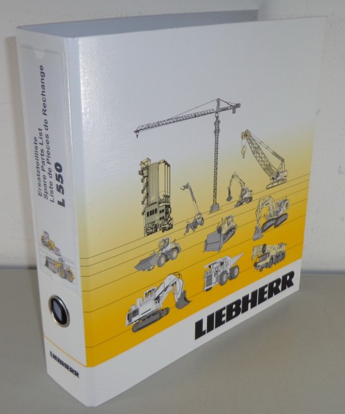 Teilekatalog Liebherr Radlader L 550 456 27410 Stand 05/2011