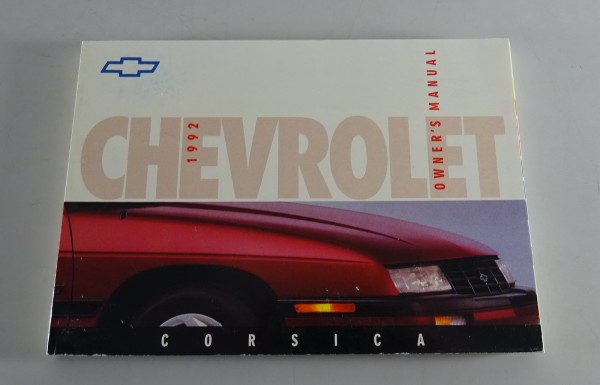 Owner´s Manual / Handbook Chevrolet Corsica Stand 1992