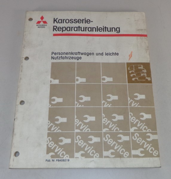 Werkstatthandbuch Karosserie Mitsubishi PKW + leichte Nutzfahrzeuge Stand 1993