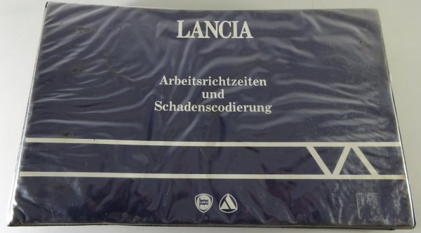 Arbeitsrichtzeiten & Schadenscodierung Lancia Y10 / Delta / Prisma / Thema 10/88