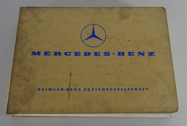 Teilekatalog / Ersatzteilliste Mercedes-Benz Typ L / LA 328 Stand 02/1961