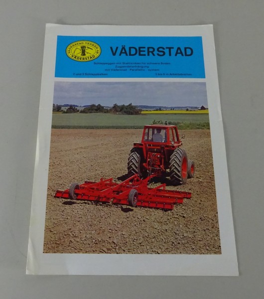 Prospektblatt / Broschüre Väderstad Schleppeggen
