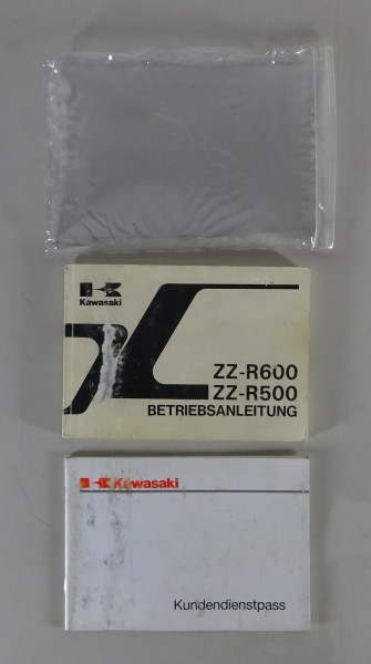 Bordmappe + Betriebsanleitung Kawasaki ZZ-R600 / R500 Stand 11/1995