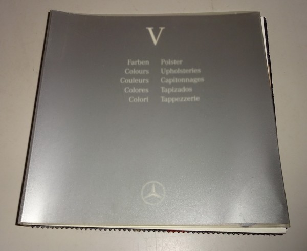 Polstermappe Musterkollektion Mercedes V-Klasse W 638 Stand 12/1998