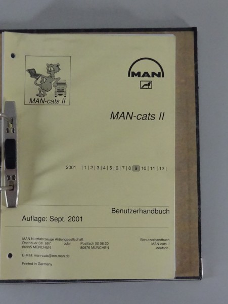 Betriebsanleitung / Handbuch Diagnosesystem MAN-cats II Stand 09/2001