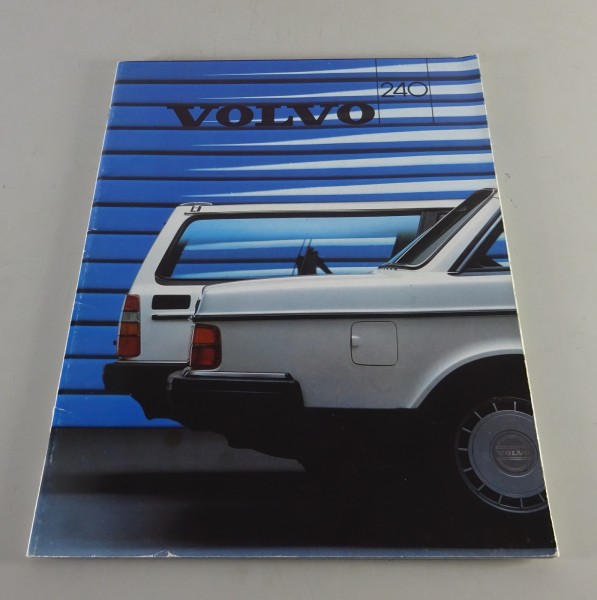 Prospekt / Faltprospekt Volvo Kombi / Limousine 240 Stand 02/1986
