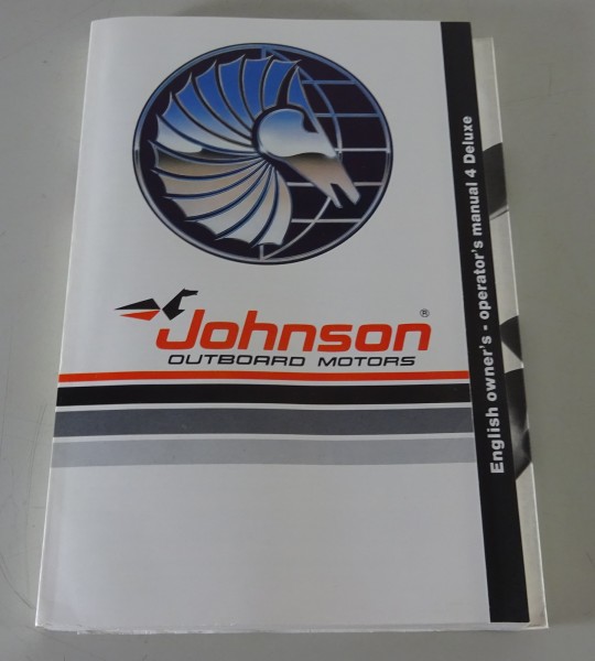 Betriebsanleitung / Owner Manual Johnson Bootsmotor 4 Deluxe | ENG / FRA | 1983