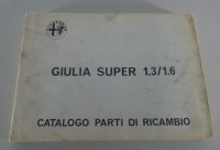 Vorschau: Teilekatalog Alfa Romeo Giulia Super 1.3 / 1.6 Stand 07/1972 Druck 1992 Vorschau: Teilekatalog Alfa Romeo Giulia Super 1.3 / 1.6 Stand 07/1972 Druck 1992